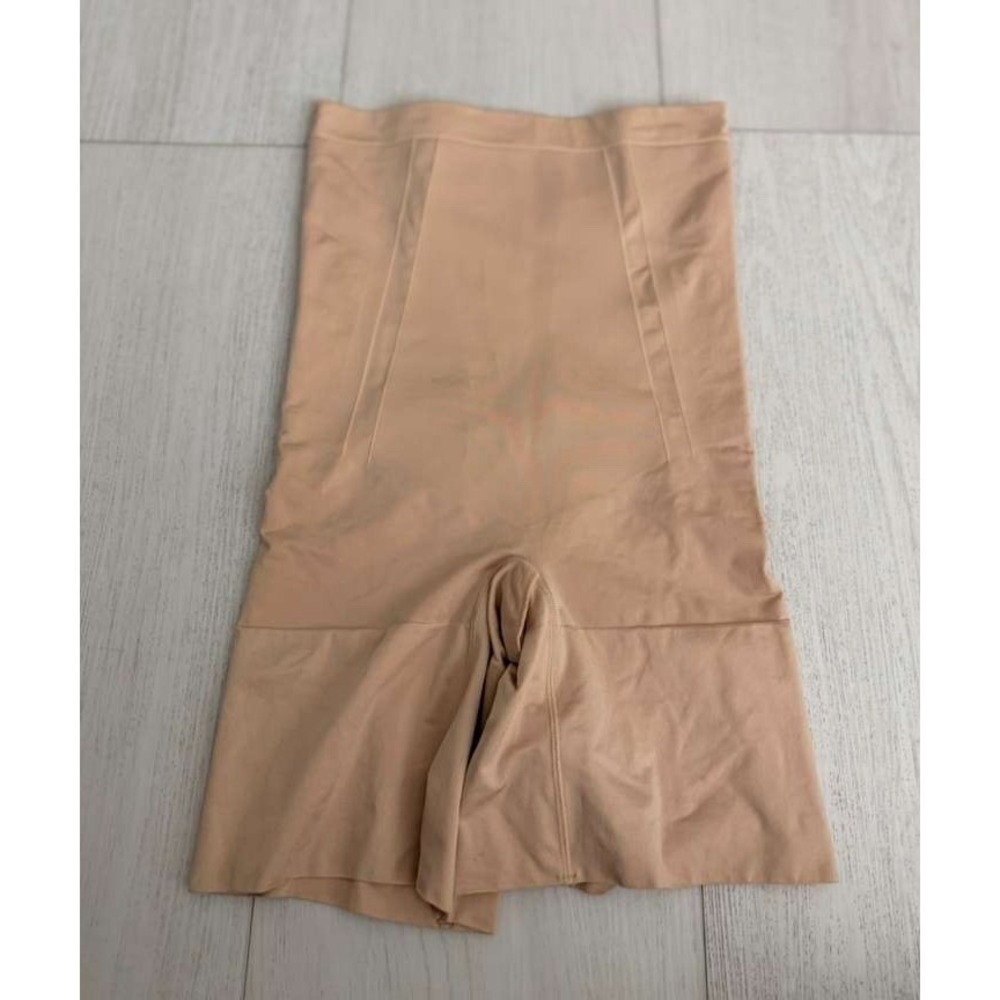 Spanx SPANXsculpt™ OnCore High-Waisted Mid-Thigh Short Sz L Oat Nude Color